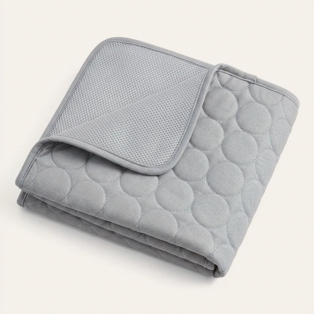 Plush Paws Co. Cozy Summer Comfort Pet Mat — Quilted Air-Mesh Build