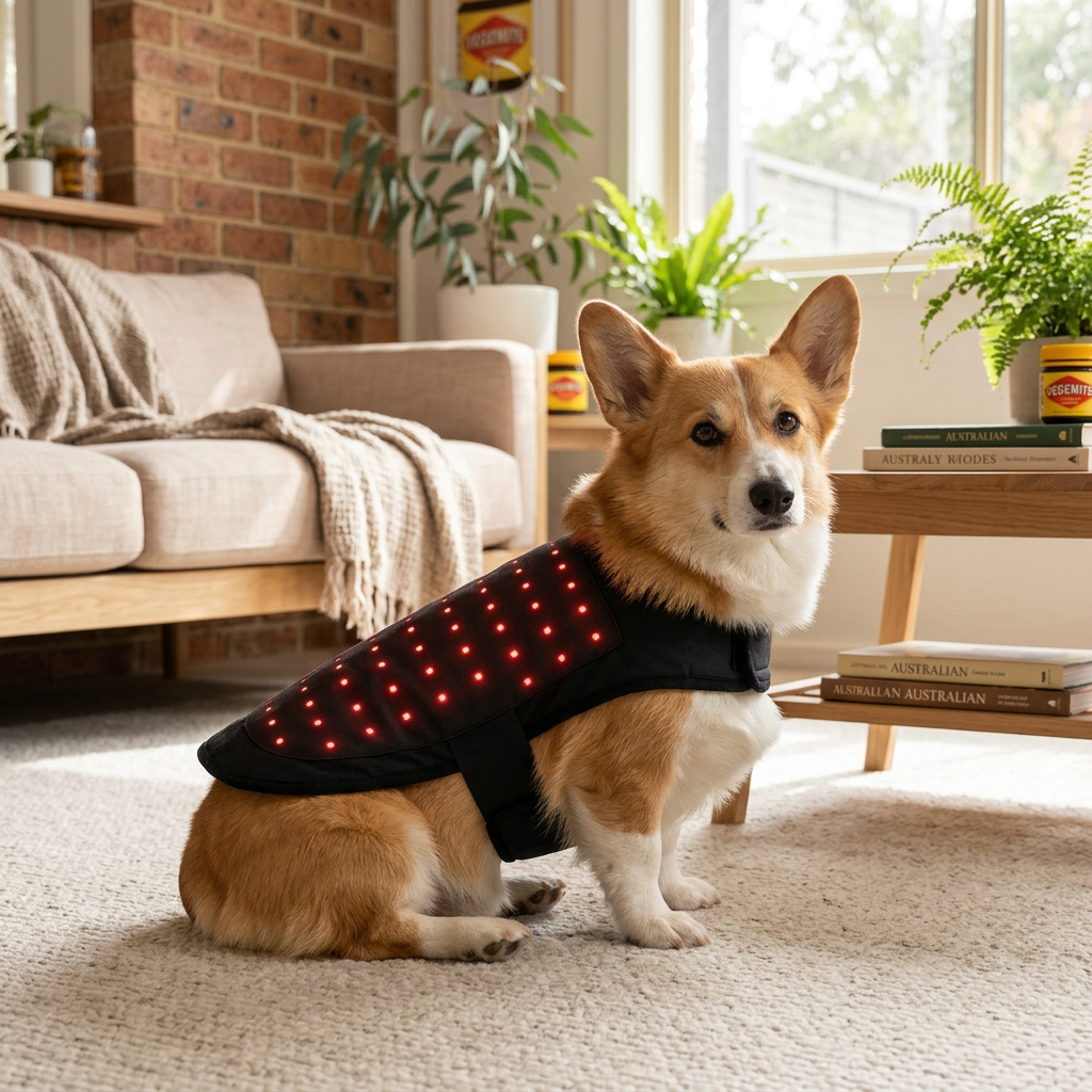 Plush Paws Co. Muscle Recovery Pet Vest — Red Light Therapy Harness