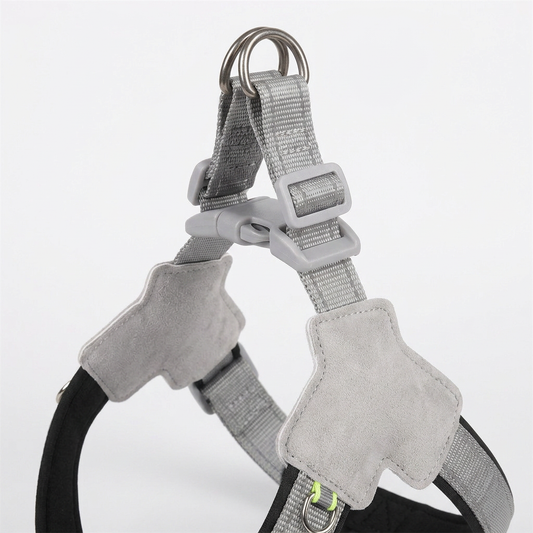 Plush Paws Co. Secure Walking Control — No-Pull Reflective Pet Harness Design