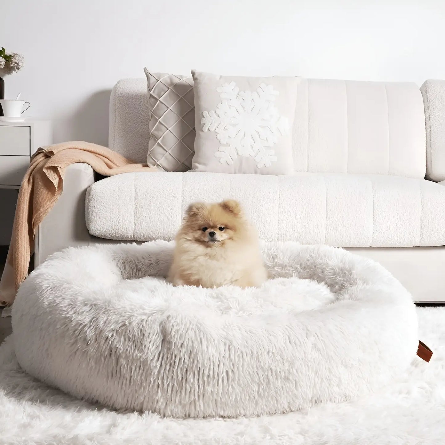 Anxiety Relieving Dog Bed for Small to Medium Dogs
