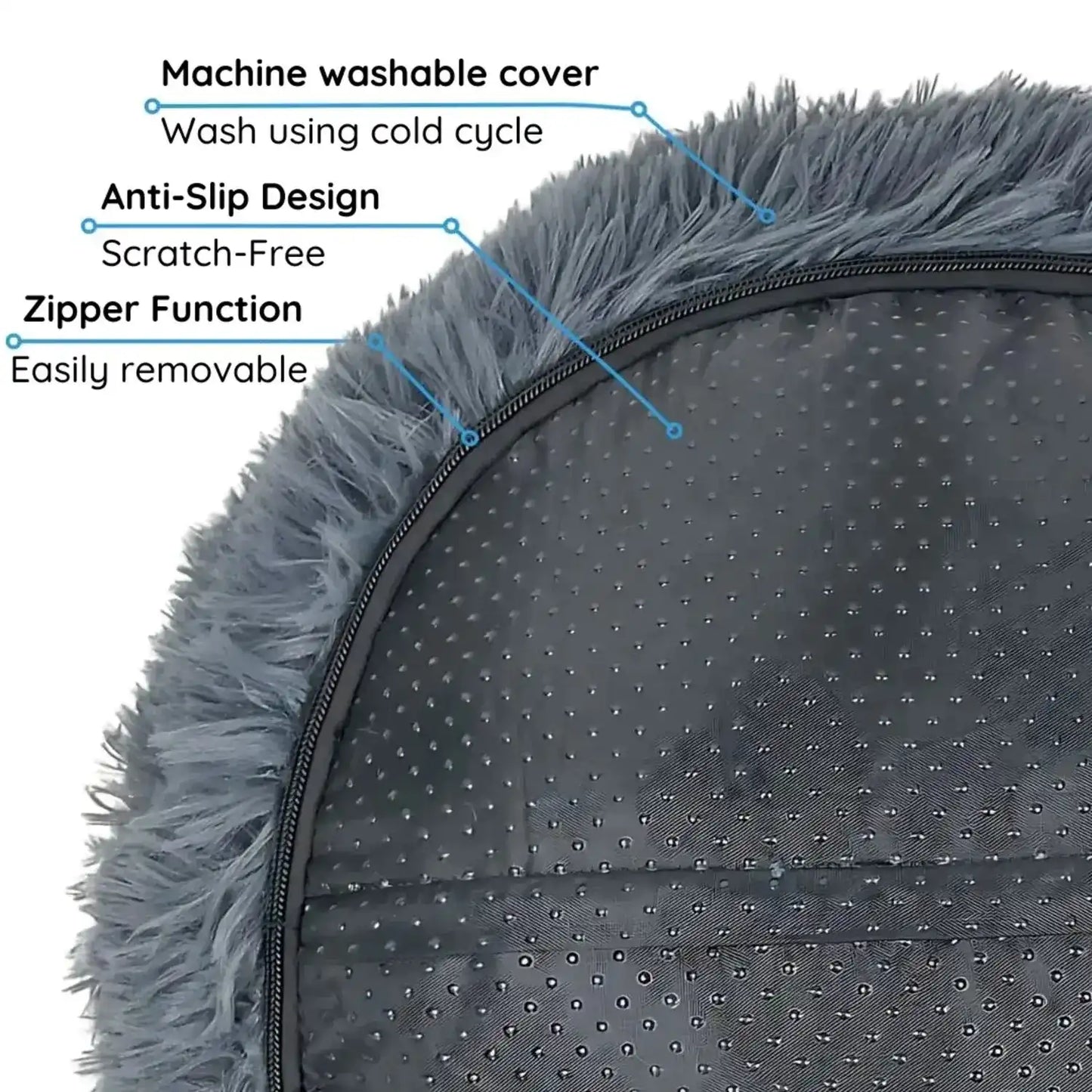 Anxiety Relieving Dog Bed for Small to Medium Dogs