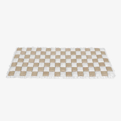Plush Paws Co. Checkerboard Quilted Sofa Mat – Plush Furniture Protector & Pet Couch Bed