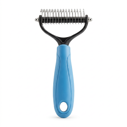 Plush Paws Co. Shedding Control Pet Groomer — Ergonomic Undercoat Rake Design