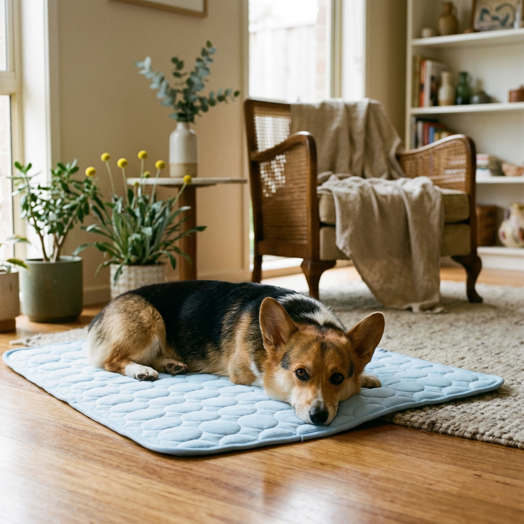 Plush Paws Co. Summer Comfort Pet Pad — Bubble-Quilted Cooling Build