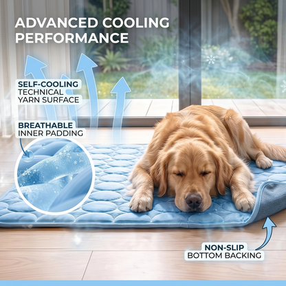 Plush Paws Co. Summer Comfort Pet Pad — Bubble-Quilted Cooling Build
