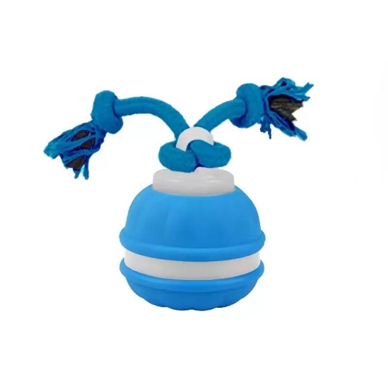 Elara Haus Dog Toy - Durable Rubber Interactive Tough Dog Toy 10 cm Diameter 60 cm Rope 5