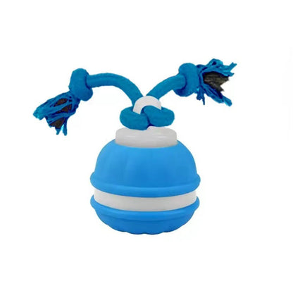 Elara Haus Dog Toy - Durable Rubber Interactive Tough Dog Toy 10 cm Diameter 60 cm Rope 5