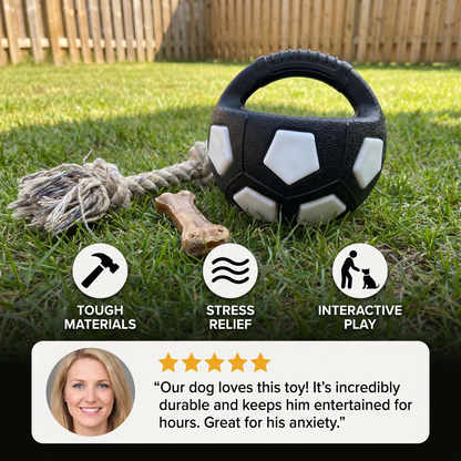 Durable toy ball for stress relief for dogs 1