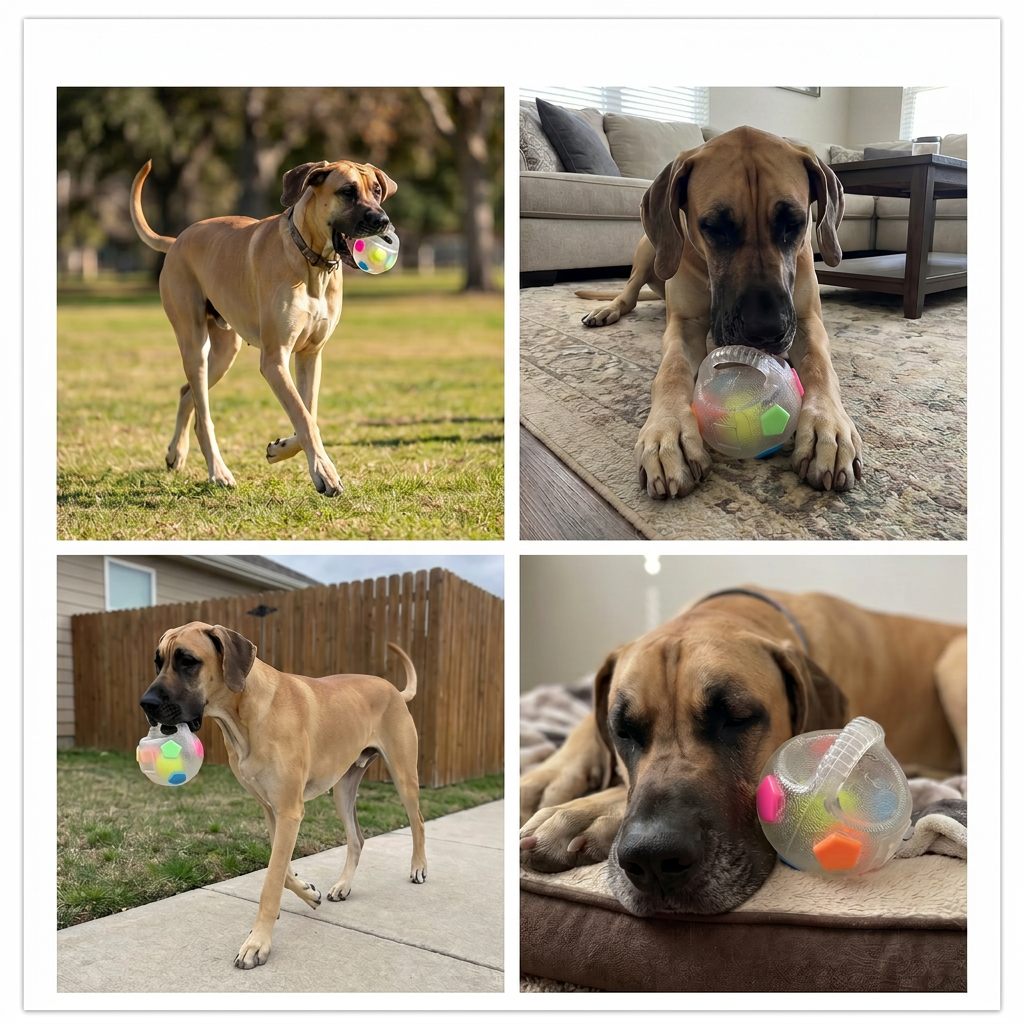 Durable toy ball for stress relief for dogs 3