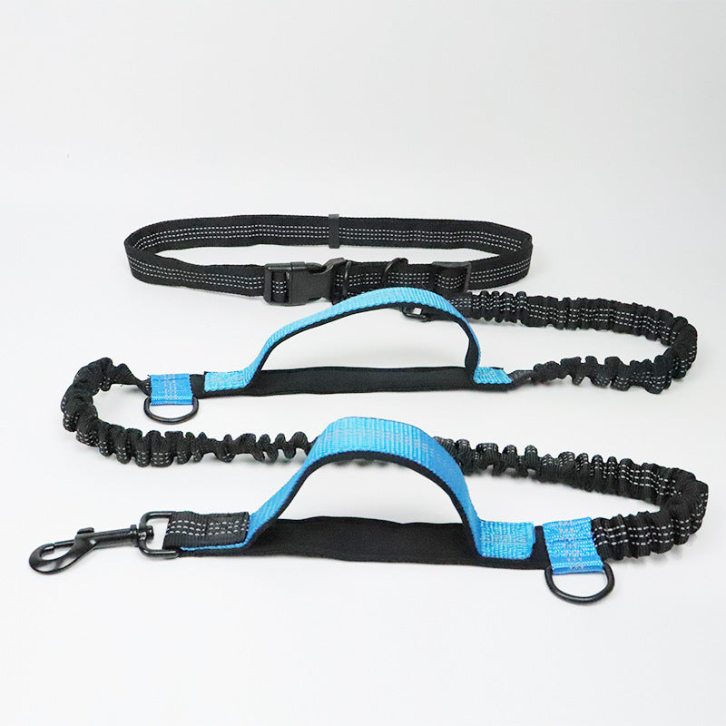 Multifunction Hands Free Dog Leash With Safety Seat Belt 1