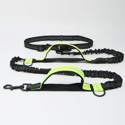 Multifunction Hands Free Dog Leash With Safety Seat Belt 2