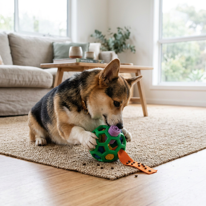Plush Paws Co. Boredom Busting Play — Interactive Fabric Puzzle Ball Style