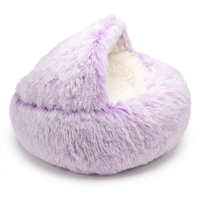Plush Paws Co. Burrowing Comfort Dog Bed — Calming Cave Cuddler