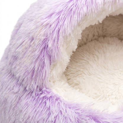 Plush Paws Co. Burrowing Comfort Dog Bed — Calming Cave Cuddler