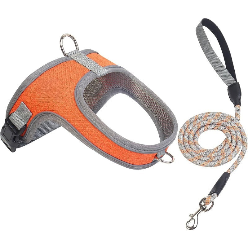 YoPoll Breathable Dog Harness with Reflective Leash 6