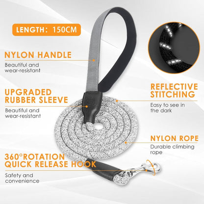 YoPoll Breathable Dog Harness with Reflective Leash 3