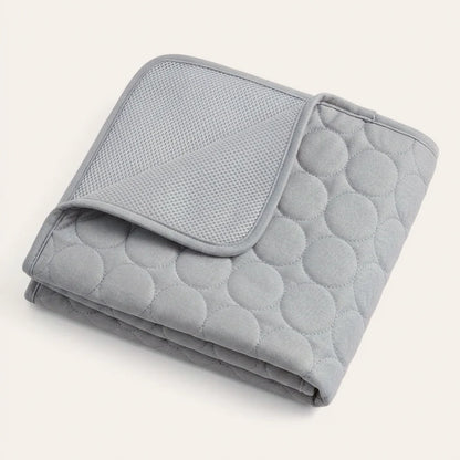 Plush Paws Co. Cozy Summer Comfort Pet Mat — Quilted Air-Mesh Build
