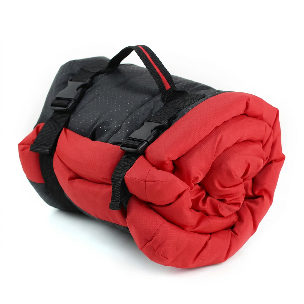 Plush Paws Co. Easy-Carry Travel Pet Cushion — Packable Water-Resistant Build