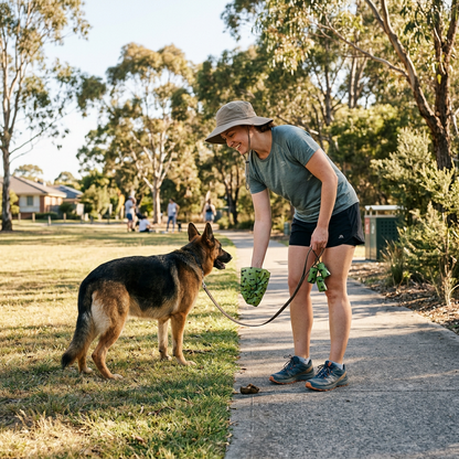 Plush Paws Co. Eco-Friendly Poop Bags — Leak-Proof Waste Bag Roll Design