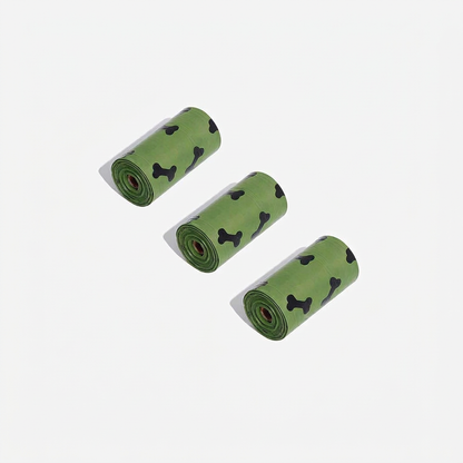 Plush Paws Co. Eco-Friendly Poop Bags — Leak-Proof Waste Bag Roll Design