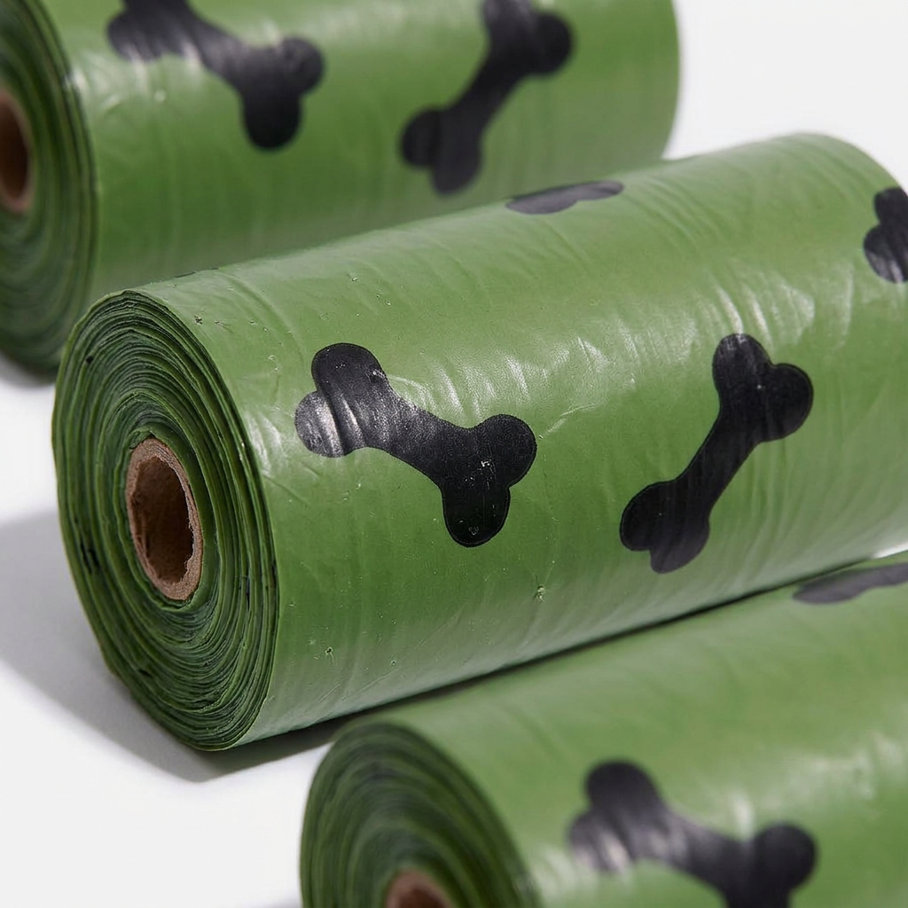 Plush Paws Co. Eco-Friendly Poop Bags — Leak-Proof Waste Bag Roll Design