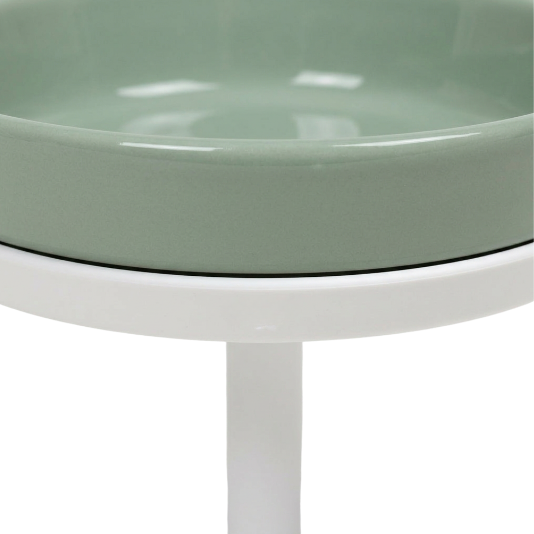 Plush Paws Co. Elevated Dining Feeder — Dual Bowl and Stand Design