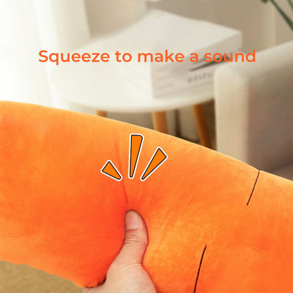 Carrot Squeaky Plush Toy Dog Interactive Toy 3