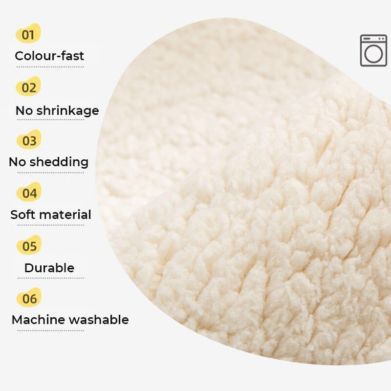Thick Fuzzy Sherpa Fleece Non-Slip Sofa Cover 6