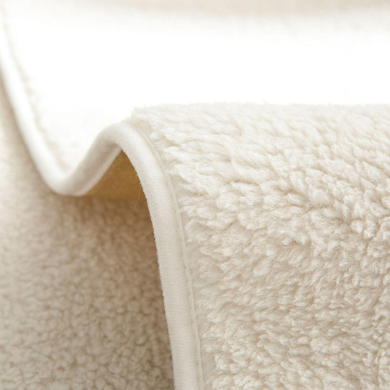 Thick Fuzzy Sherpa Fleece Non-Slip Sofa Cover 7