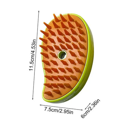 Elara Haus Steam Brush For Pets - Durable Plastic Compact Grooming Tool 5