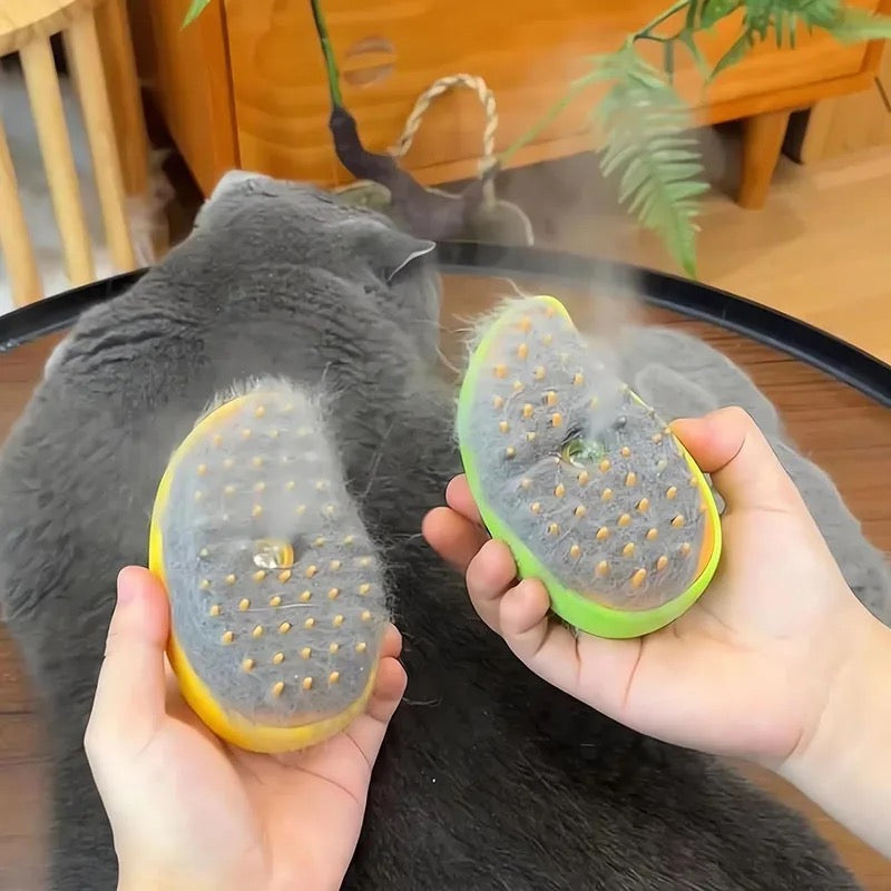 Elara Haus Steam Brush For Pets - Durable Plastic Compact Grooming Tool 3