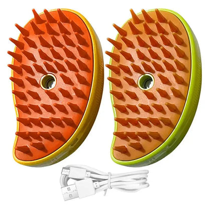 Elara Haus Steam Brush For Pets - Durable Plastic Compact Grooming Tool 4