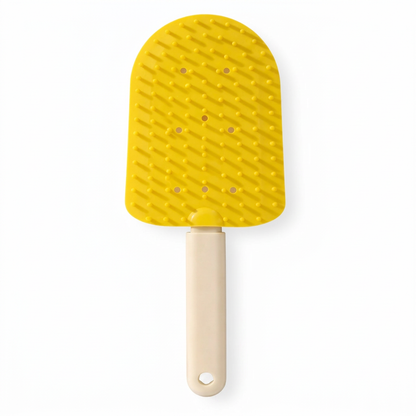 Plush Paws Co. Gentle Everyday Grooming — Silicone Popsicle Cat Brush