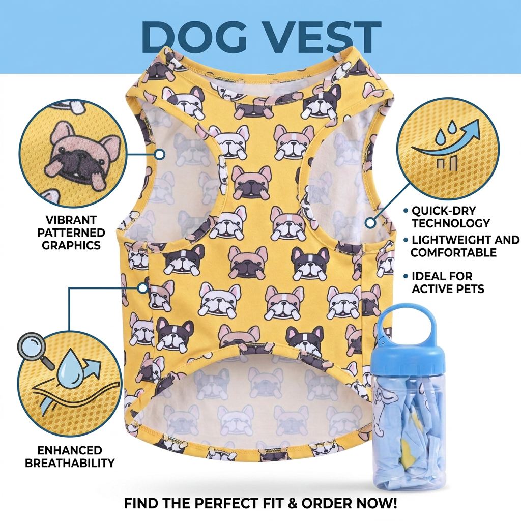 Plush Paws Co. Heat-Defying Summer Comfort —  Cooling Pet Vest Design