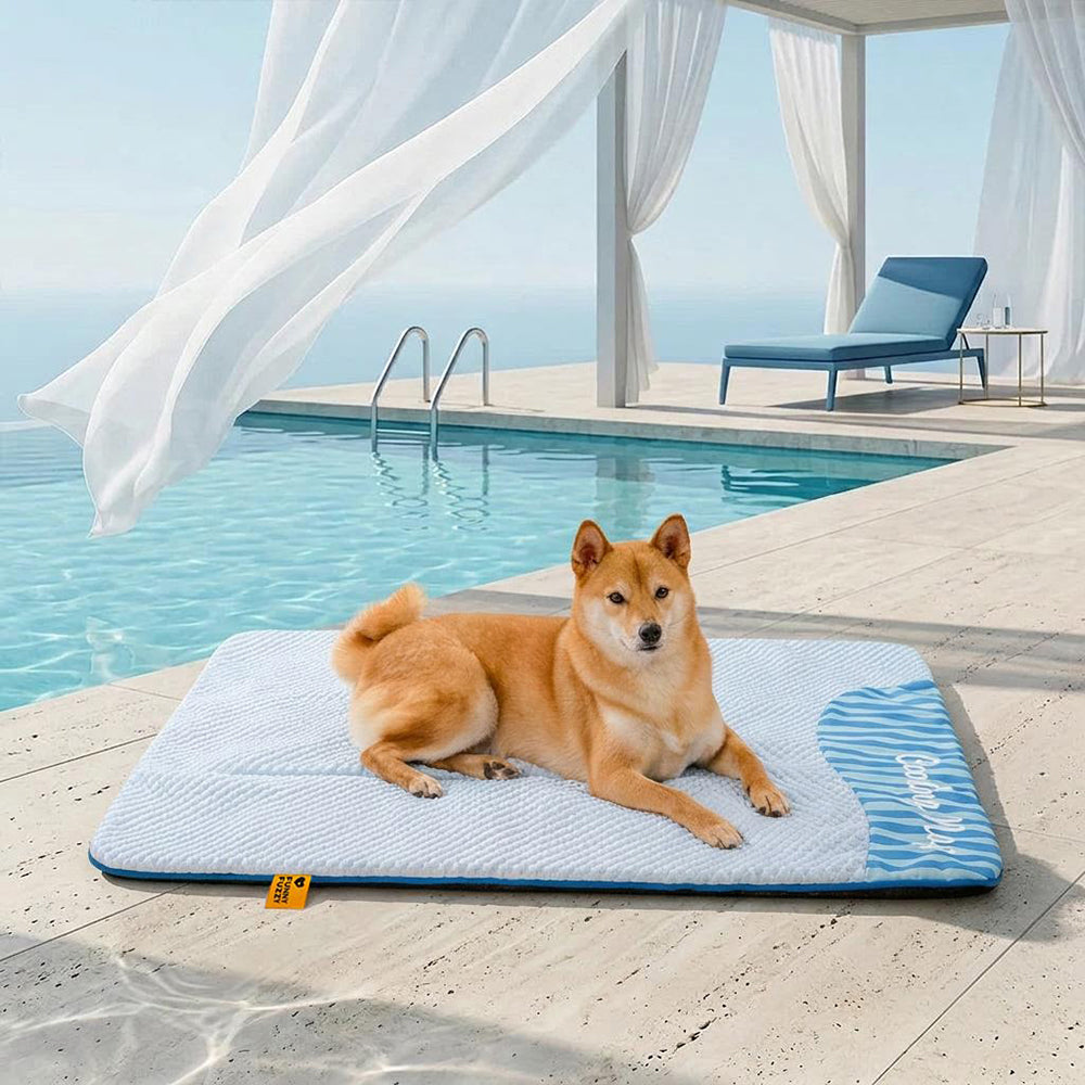Large Washable Cooling Non-slip Outdoor Dog Mat - Cooling Nap 5