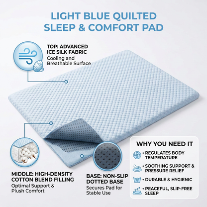 Plush Paws Co. Heat Relief Cooling Pet Mat — Ice Silk Fabric