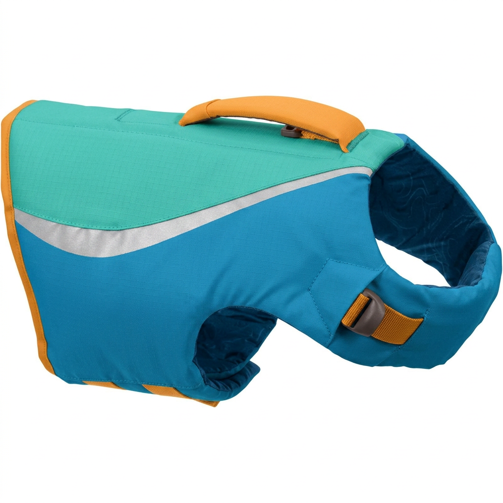 Plush Paws Co. High-Buoyancy Dog Life Vest – Swimming Safety Float Coat with Rescue Handle
