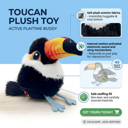 Plush Paws Co. Indoor Fun & Play — Interactive Electronic Bird Pet Toy Build