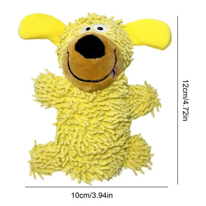Giggling tooth cleaning toy in dog colours 2