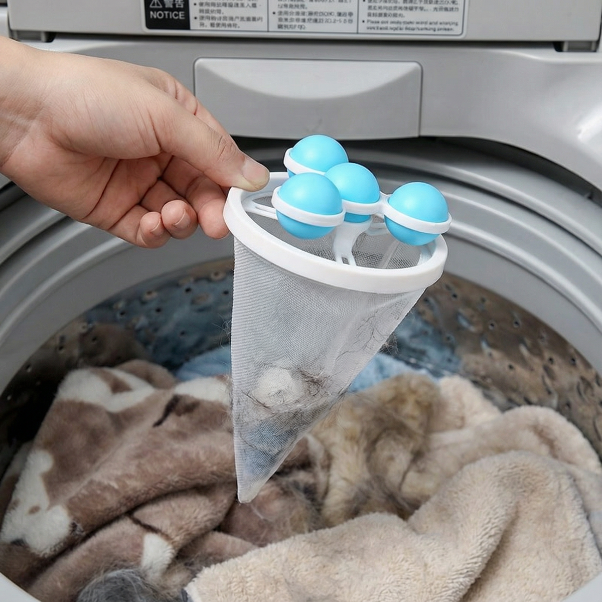 Elara Haus Pet Hair Laundry Filter - Reusable Mesh Catcher for Washing Machines 0