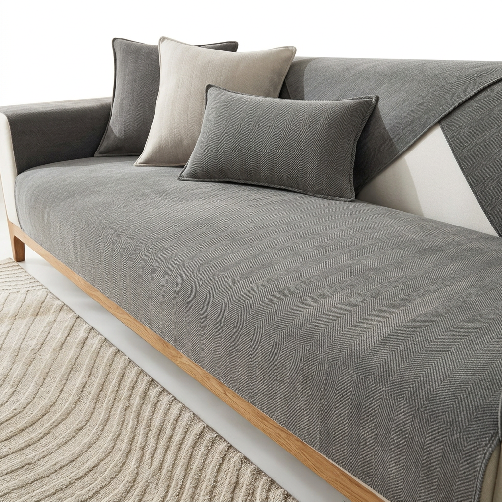 Plush Paws Co. Living Room Defense Shield — Anti-Slip Sofa Cover Build