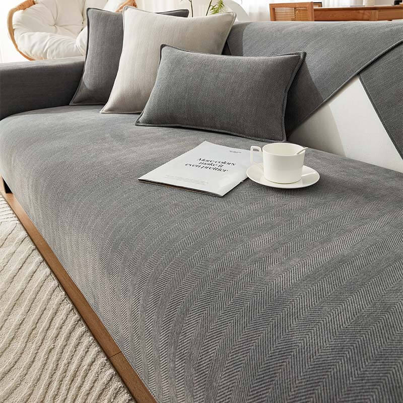 Waterproof All-season Stain-resistant Durable Sofa Cover - Retro 0