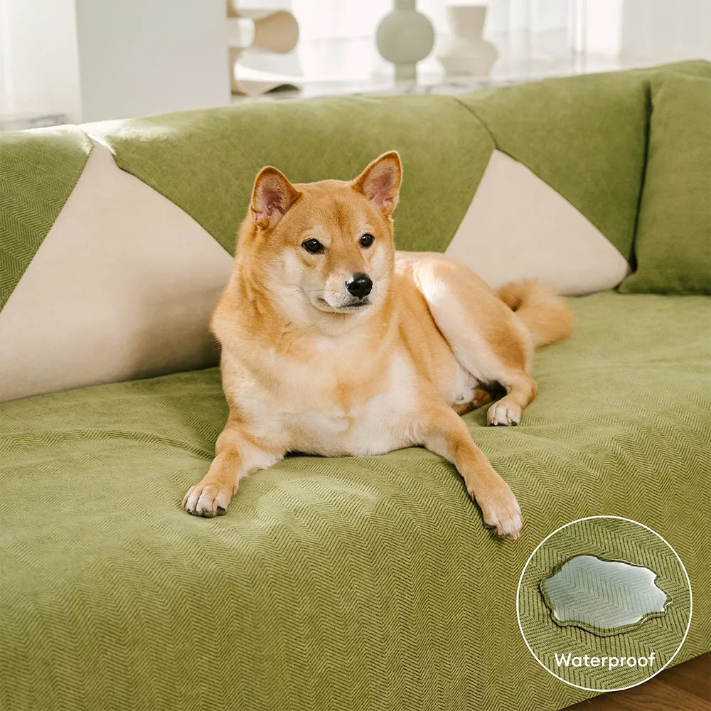 Waterproof All-season Stain-resistant Durable Sofa Cover - Retro 1
