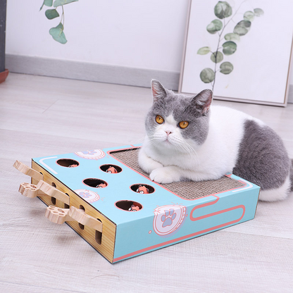 Elara Haus Cat Playground - Eco-Friendly Corrugated Paper 3-in-1 Design 0