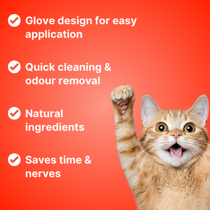 Elara Haus Dog Wipes - Deodorizing Glove Wipes with Organic Extracts 4