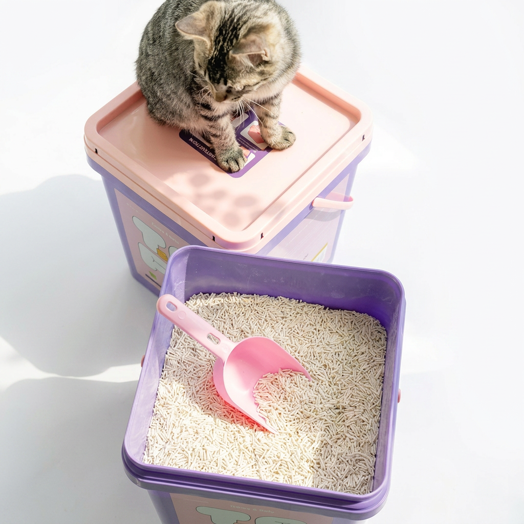 Plush Paws Co. Odor-Control Cat Litter — Clumping Tofu Formula