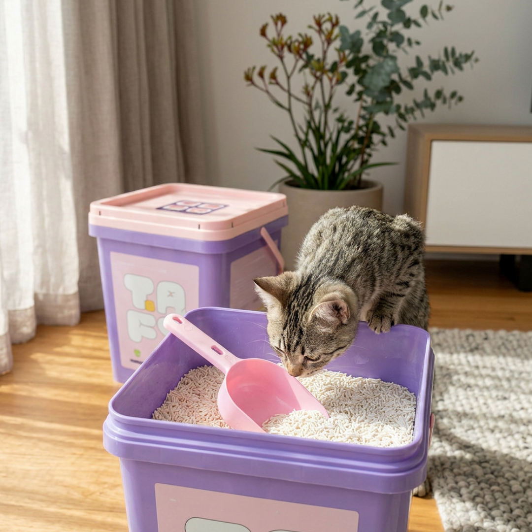 Plush Paws Co. Odor-Control Cat Litter — Clumping Tofu Formula