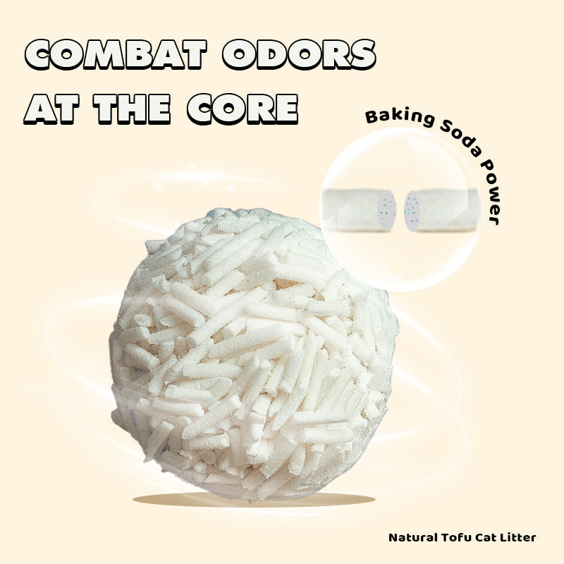 Plush Paws Co. Odor-Control Cat Litter — Clumping Tofu Formula