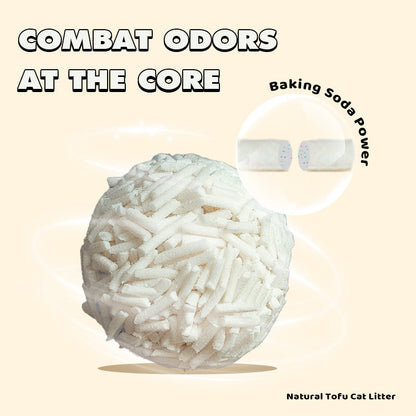 Plush Paws Co. Odor-Control Cat Litter — Clumping Tofu Formula