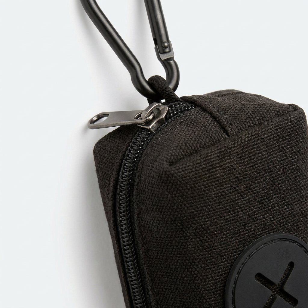Plush Paws Co. Outdoor Clean-Up Companion — Durable Leash Poop Bag Holder Style
